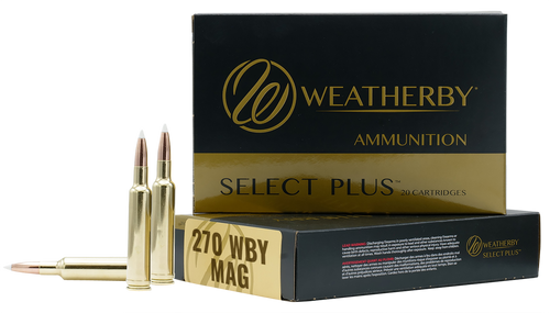 Weatherby .270 Wby Mag Ammo 150gr NP Ammunition - 20 Rounds