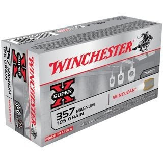 Winchester 357 Magnum Ammo 125gr BEB Ammunition - 50 Rounds