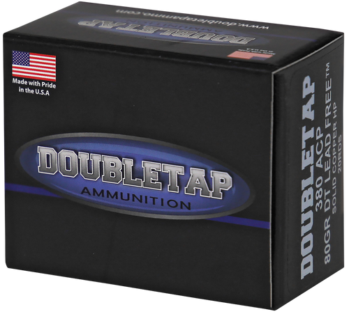 DoubleTap 380 Ammo 80gr DT Lead Free Ammunition - 20 Rounds