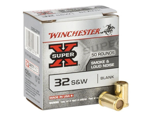 Winchester 32 S&W Ammo Blank Ammunition - 50 Rounds