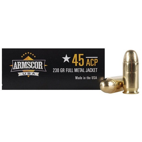 Armscor 45 ACP Ammo 230gr FMJ Ammunition - 50 Rounds