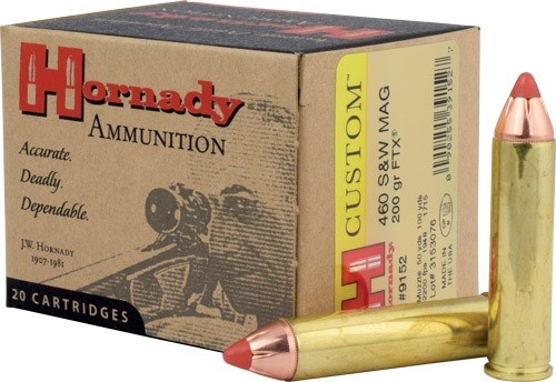 Hornady .460 Smith & Wesson Ammo 200gr FTX Ammunition - 20 Rounds