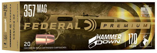 Federal 357 Magnum Ammo 170gr HP Ammunition - 20 Rounds