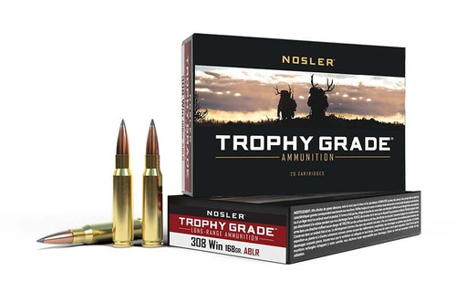 Nosler AccuBond Long Range .308 Winchester 168gr Spitzer Ammo - 20 Rounds