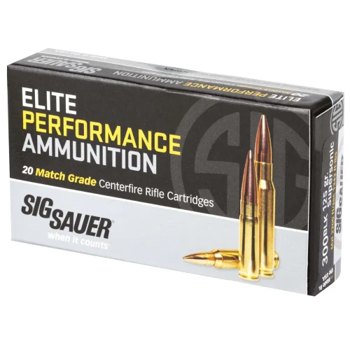 Sig Sauer .300 Blackout Ammo 125gr OTM Ammunition - 20 Rounds