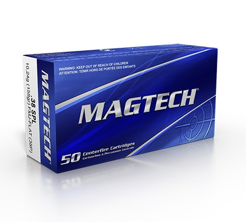 Magtech .38 Special Ammo 158gr FMJFP Ammunition - 50 Rounds