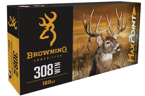Browning Max Point .308 Winchester 168gr Polymer Tip Ammo - 20 Rounds
