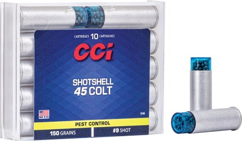 CCI .45 Long Colt Ammo 150gr #9 Shot Ammunition - 10 Rounds