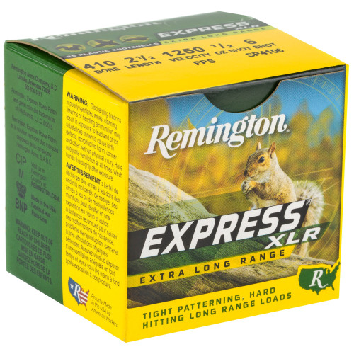 Remington .410 Gauge Ammo 1/2 oz #6 Shot Ammunition - 25 Rounds