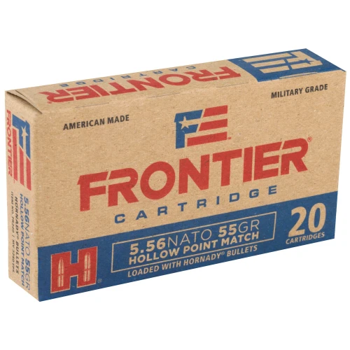 Frontier Cartridge 5.56x45 NATO Ammo 55gr HP Ammunition - 20 Rounds