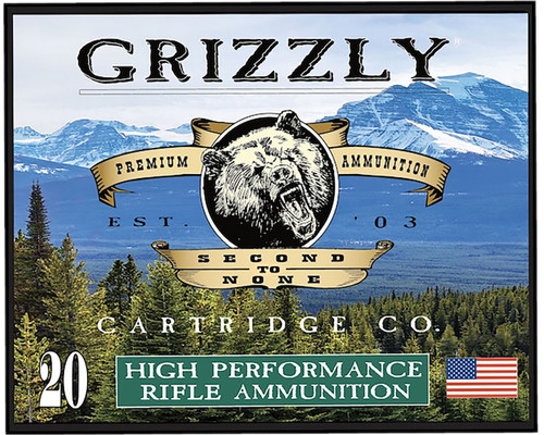 Grizzly Cartridge .357 Sig Ammo 125gr FMJ-FP Ammunition - 20 Rounds