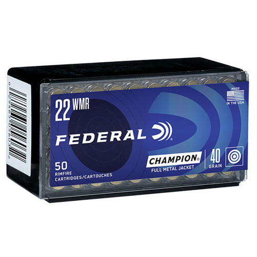 Federal 22 Mag Ammo 40gr FMJ Ammunition - 50 Rounds Federal 22 Mag Ammo 40gr FMJ Ammunition - 50 Rounds