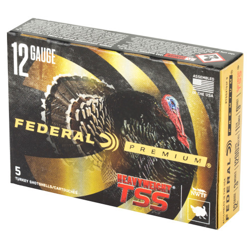 Federal 12 Gauge Ammo 1 3/4 oz #9 Tungsten Ammunition - 5 Rounds