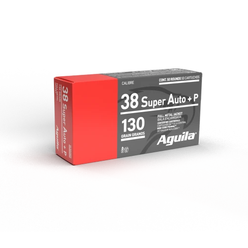 Aguila .38 Super Ammo 130gr FMJ Ammunition - 50 Rounds