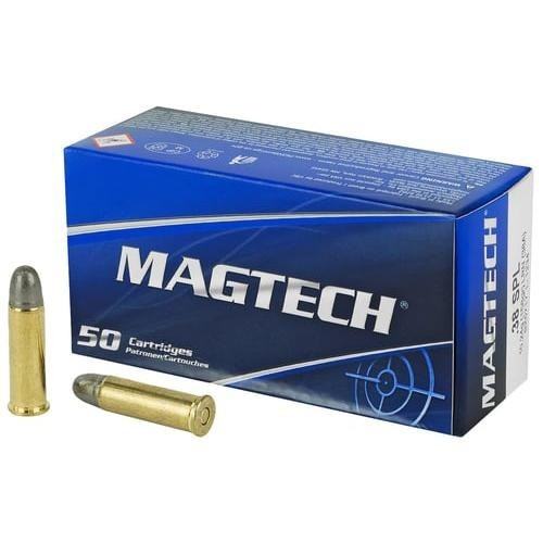 Magtech 38 Spl Ammo 158gr LRN Ammunition - 50 Rounds