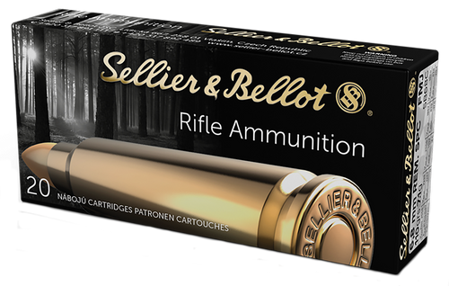 Sellier & Bellot 6.8 Remington SPC Ammo 110gr Full Metal Jacket Ammunition - 20 Rounds