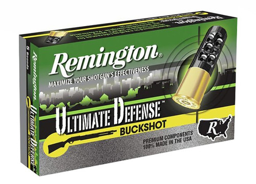 Remington 12 Gauge Ammo 00 Buck Shot Ammunition - 5 Rounds