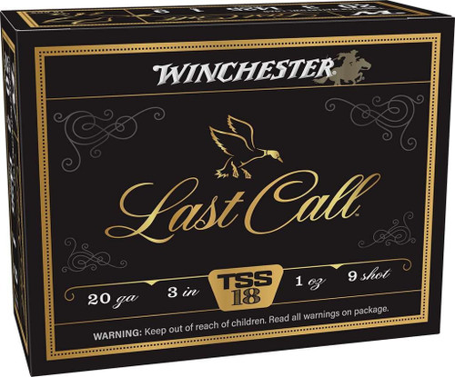 Winchester 20 Gauge Ammo 1 oz #9 TSS Ammunition - 10 Rounds