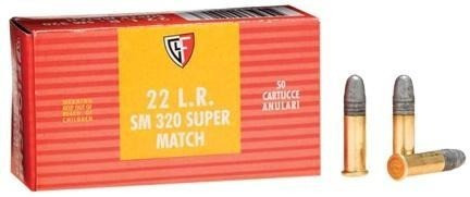 Fiocchi .22 Long Rifle Ammo 40gr LRN Ammunition - 50 Rounds