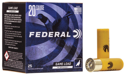 Federal 20 Gauge Shotgun Ammunition H204 5 2.75" #5 - 25 Shells