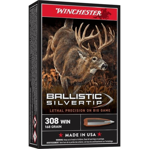 Winchester Ammunition .308 Ammo 168gr PT Ammunition - 20 Rounds