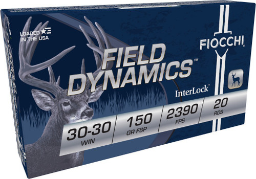 Fiocchi 30-30 Win Ammo 150gr FSP Ammunition - 20 Rounds