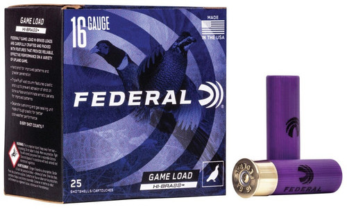 Federal 16 Gauge Ammo 1-1/8 oz #6 Lead Ammunition - 25 Rounds
