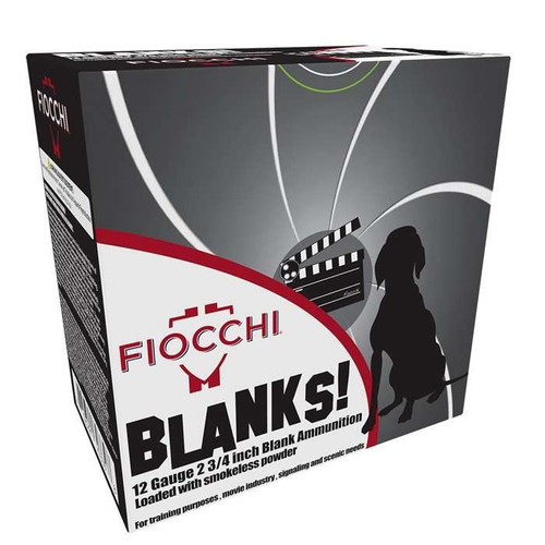 Fiocchi 12 Gauge Ammo 0gr Blank Ammunition - 25 Rounds