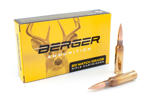 Berger Bullets 6.5 Creedmoor Ammo 135gr BTHP Ammunition - 20 Rounds