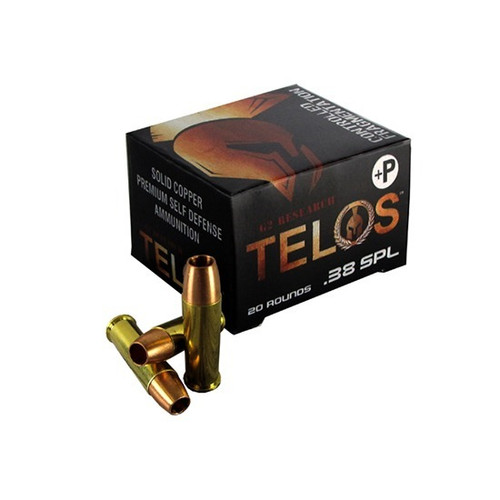 G2 Research .38 Special Ammo 105gr Solid Copper Lead Free Ammunition - 20 Rounds
