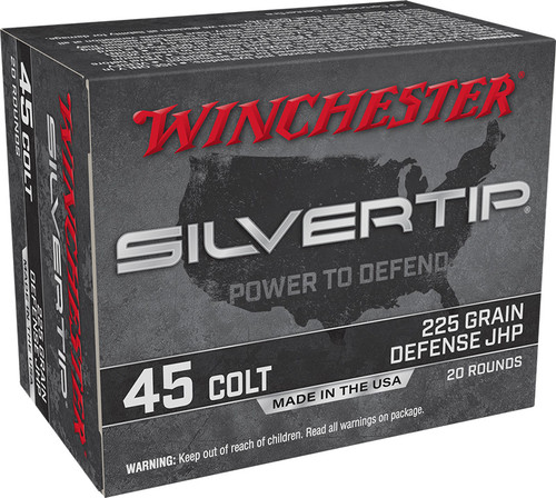 Winchester 45 Long Colt Ammo 225gr JHP Ammunition - 20 Rounds