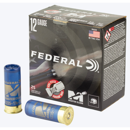 Federal 12 Gauge Ammo 1 1/8 oz #7.5 Lead Ammunition - 25 Rounds