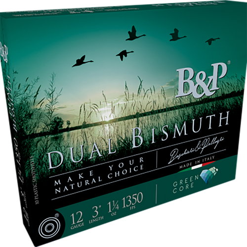 B&P Ammunition 12 Gauge Ammo 1 1/4 oz #3/4 Bismuth Ammunition - 10 Rounds