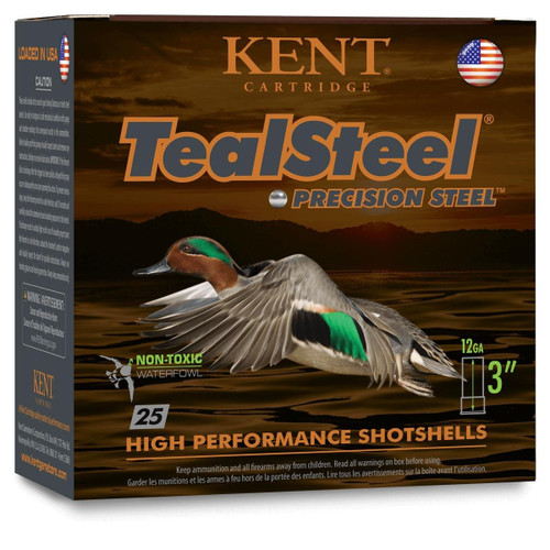 Kent Cartridge 12 Gauge Ammo 1-1/4 oz #6 Steel Ammunition - 25 Rounds