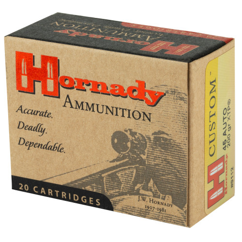 Hornady .45 ACP Ammo 200gr XTP Ammunition - 20 Rounds