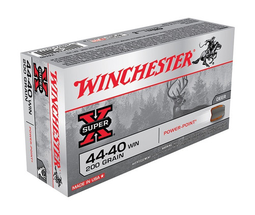 Winchester Ammunition .44-40 Win Ammo 200gr SP Ammunition - 50 Rounds