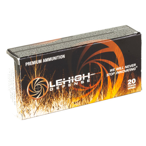 Lehigh Defense 300 Blackout Ammo 194gr Boat Tail Hollow Point Ammunition - 20 Rounds Lehigh Defense 300 Blackout Ammo 194gr Boat Tail Hollow Point Ammunition - 20 Rounds