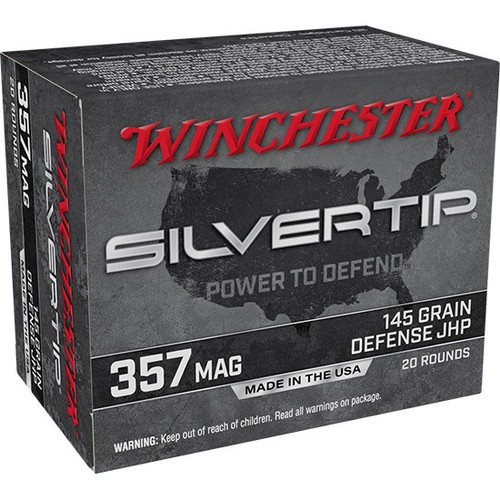 Winchester 357 Magnum Ammo 145gr JHP Ammunition - 20 Rounds