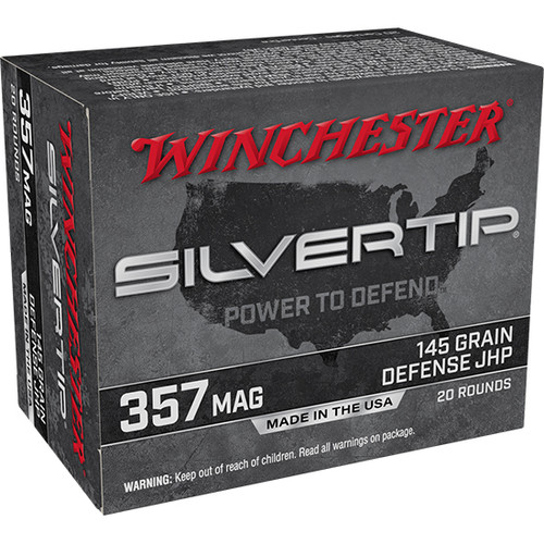 Winchester 357 Magnum Ammo 145gr JHP Ammunition - 20 Rounds