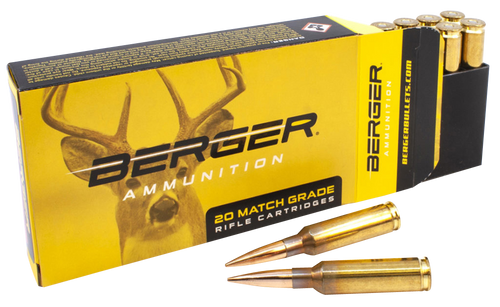 Berger 6.5 Creedmoor Ammo 156gr Elite Hunter Ammunition - 20 Rounds