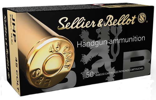 Sellier & Bellot 45 Colt Ammo 230gr JHP Ammunition - 50 Rounds