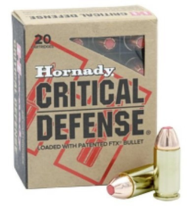 Hornady 45 Auto Ammo 185gr FTX HP Ammunition - 20 Rounds