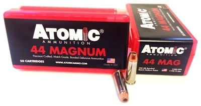 Atomic Ammunition .44 Magnum Ammo 240gr BHP Ammunition - 50 Rounds