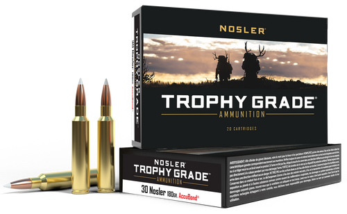 Nosler 30 Nosler Ammo 180gr Nosler AccuBond Ammunition - 20 Rounds Nosler 30 Nosler Ammo 180gr Nosler AccuBond Ammunition - 20 Rounds