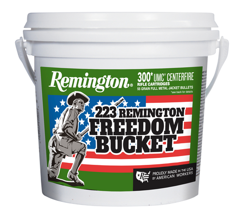 Remington 223 Rem Ammo 55gr FMJ Ammunition - 300 Rounds