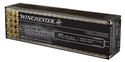 Winchester .22 Long Rifle Ammo 45gr CPRN Ammunition - 100 Rounds