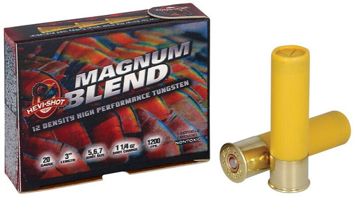 Hevi-Shot 20 Gauge Shotgun Ammunition HS567 3" #5/6/7 - 5 Shells Hevi-Shot 20 Gauge Shotgun Ammunition HS567 3" #5/6/7 - 5 Shells