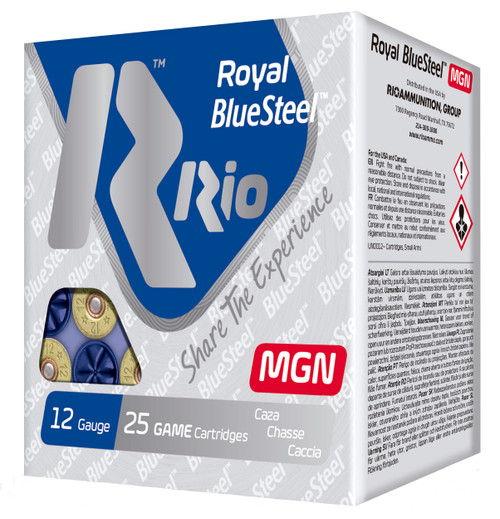 Rio Ammunition 12 Gauge Ammo 1-1/4 oz #4 Steel Ammunition - 25 Rounds