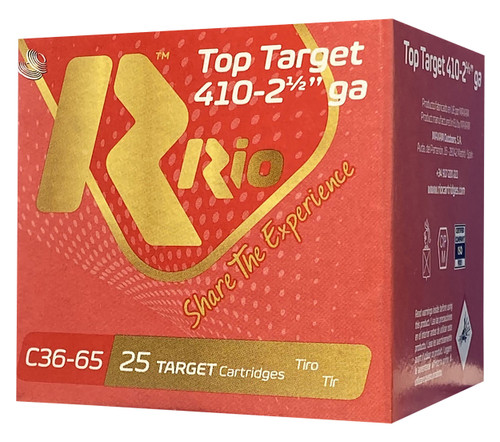 Rio Ammunition 410 Gauge Ammo 1/2 oz #7.5 Lead Ammunition - 25 Rounds