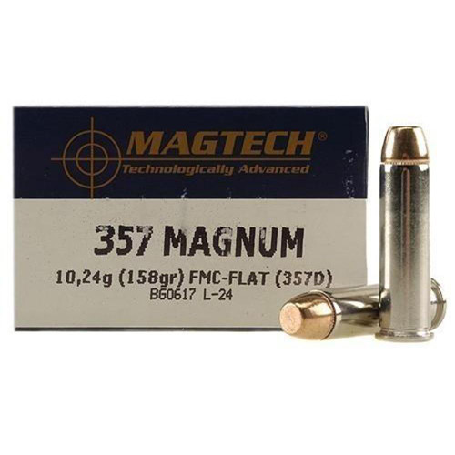 Magtech 357 Magnum Ammo 158gr FMJ Ammunition - 50 Rounds